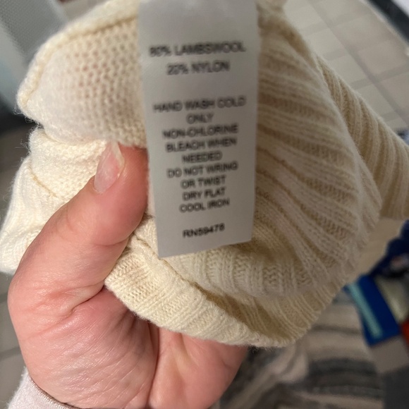 Telluride Clothing Company Lambswool Women's Fair Isle Sweater Cream Size M - Picture 3 of 6